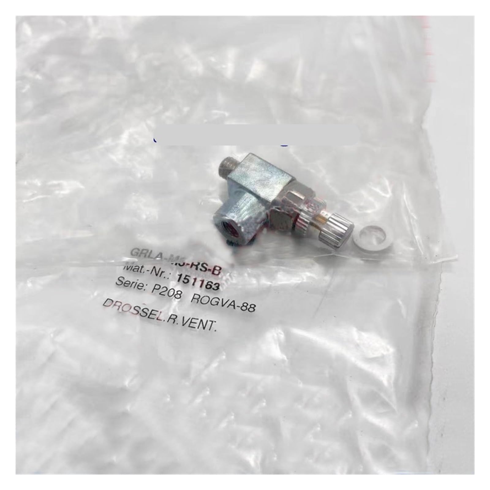 TPKMVGAP 1PCS GRLA-1/8-RS-B 151169 GRLA-M5-RS-B 151163 One-way Throttle Valve(GRLA-M5-RS-B 151163)