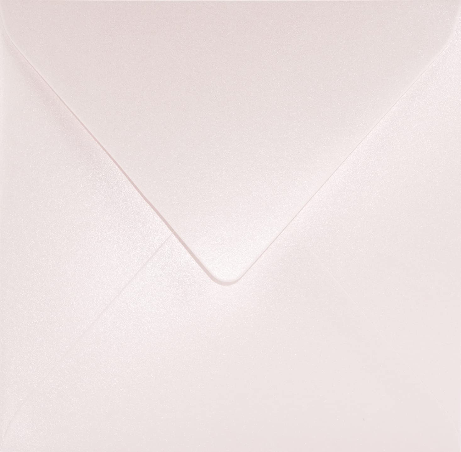 Enveloppes Carrées Nacrées Gold Ivory - 25 Pièces 153x153mm - Pour Invitations Mariage