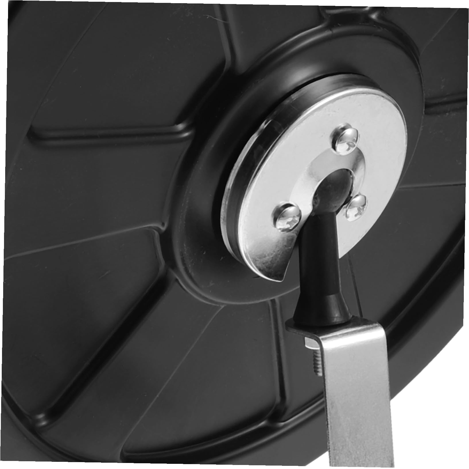 Didiseaon Specchio Convesso di Sicurezza 30 CM in ABS Nero, Grandangolare, Facile da Installare per Negozi e Vialetti, Uso Interno ed Esterno