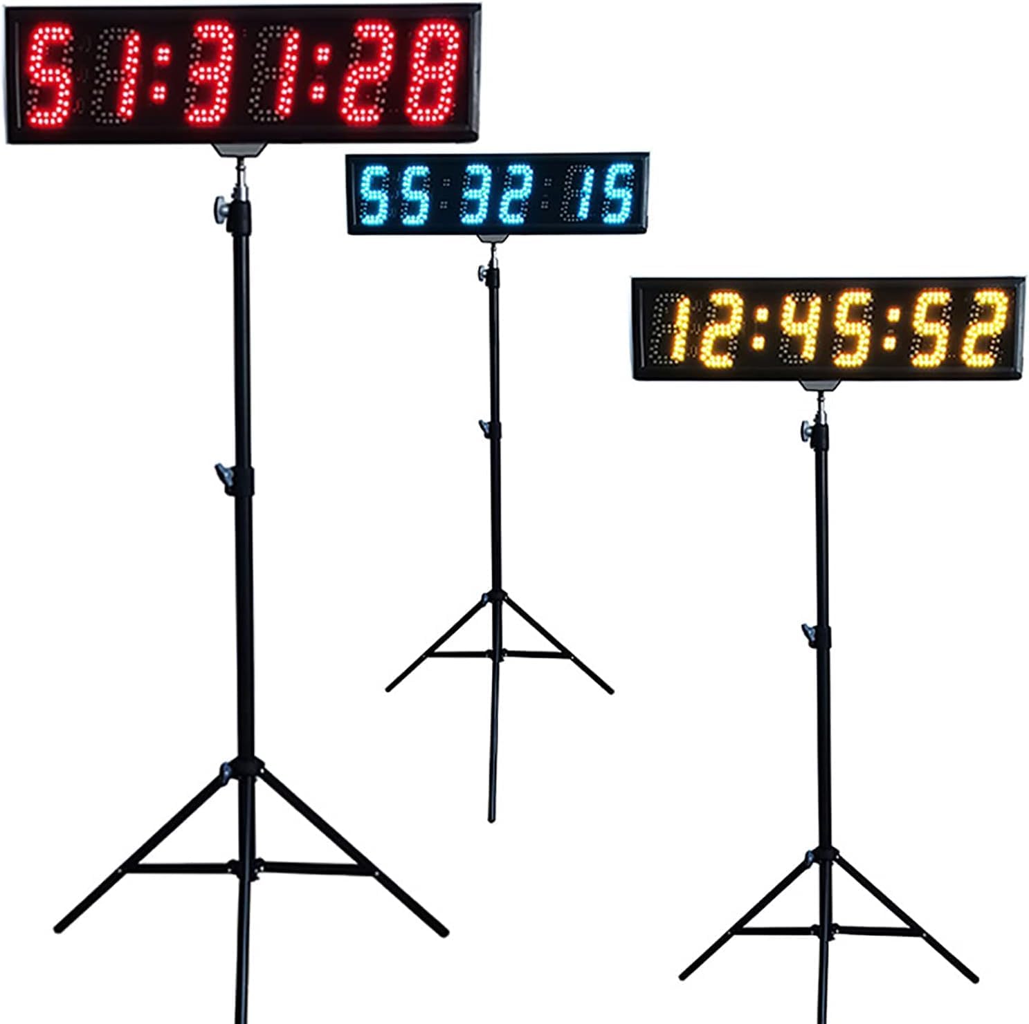 Led Sport Timing Race Clock Digital Countdown Timer Up 5'' Portable Large Timing Clock - Perfect for Marathon Running Events and Boxing Matches