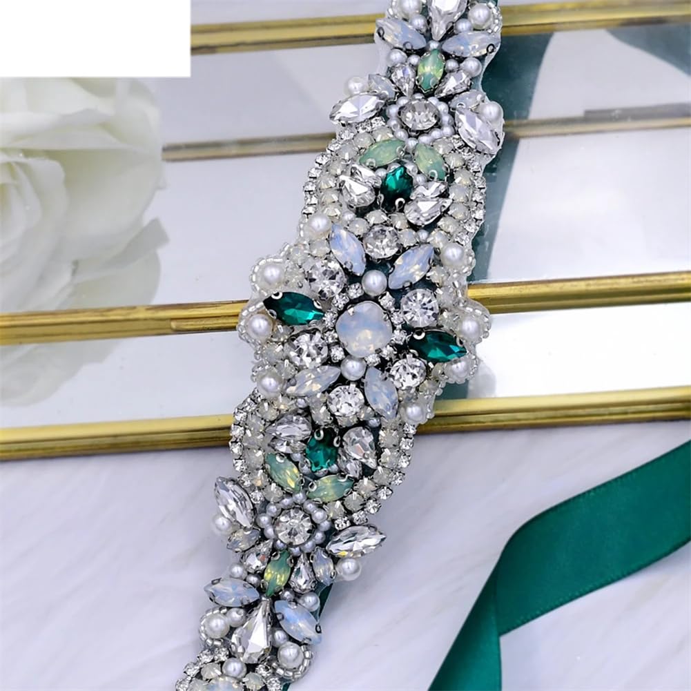 Cinturón de diamantes de imitación para cinta de boda, accesorios de boda, vestido de fiesta
