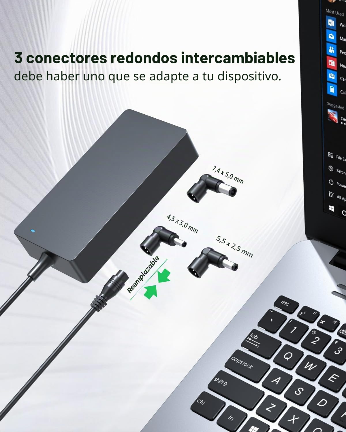 Superer Cargador Compatible con MSI Ordenador Portátil Cable de Carga | Compatible con 180W 150W 120W Gaming para Ordenador Portátil