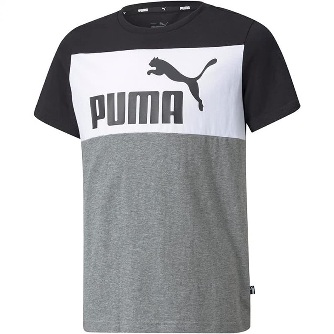 PUMA unisex-kids ESS Block T-Shirt