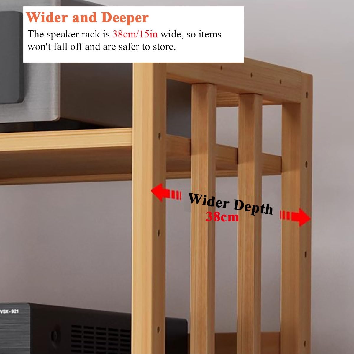 Supporto Hi-Fi Per Audio E Video - Scaffale Multilivello In Acciaio Per Impianti Stereo, TV E Console - Foto 11