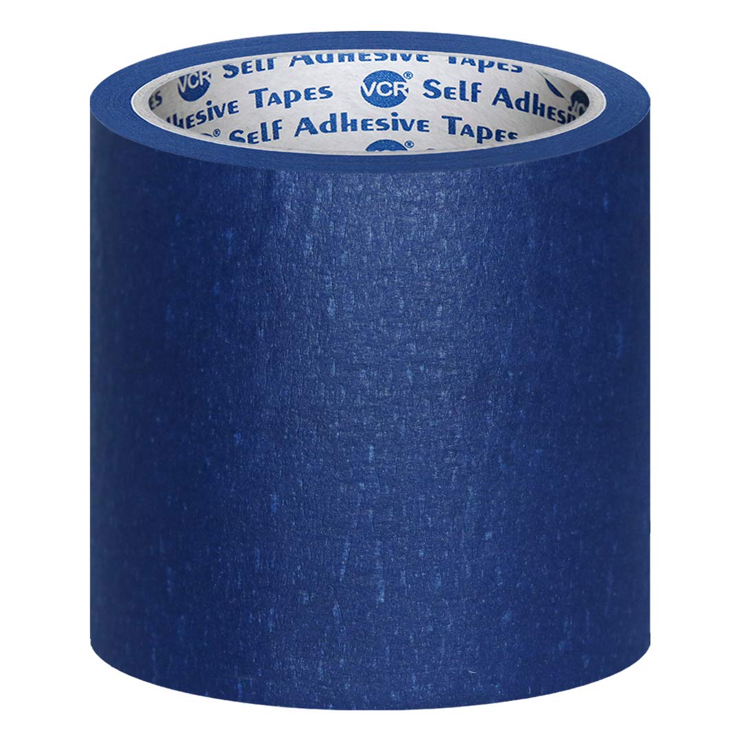 VCR Blue Masking Tape - 20 Meters in Length 144mm / 6" Width - 8 Rolls Per Pack - Easy Tear Tape, Best for Carpenter, Labelling, Painting and leaves no residue after a peel. (B08YD5V4WM) Amazon Price History, Amazon Price Tracker
