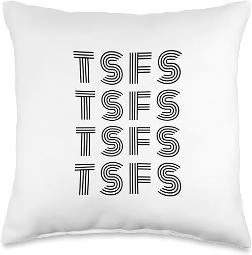 (Sarah Fraser Show) 'Initials' - Almohada de 16 x 16 pulgadas, multicolor