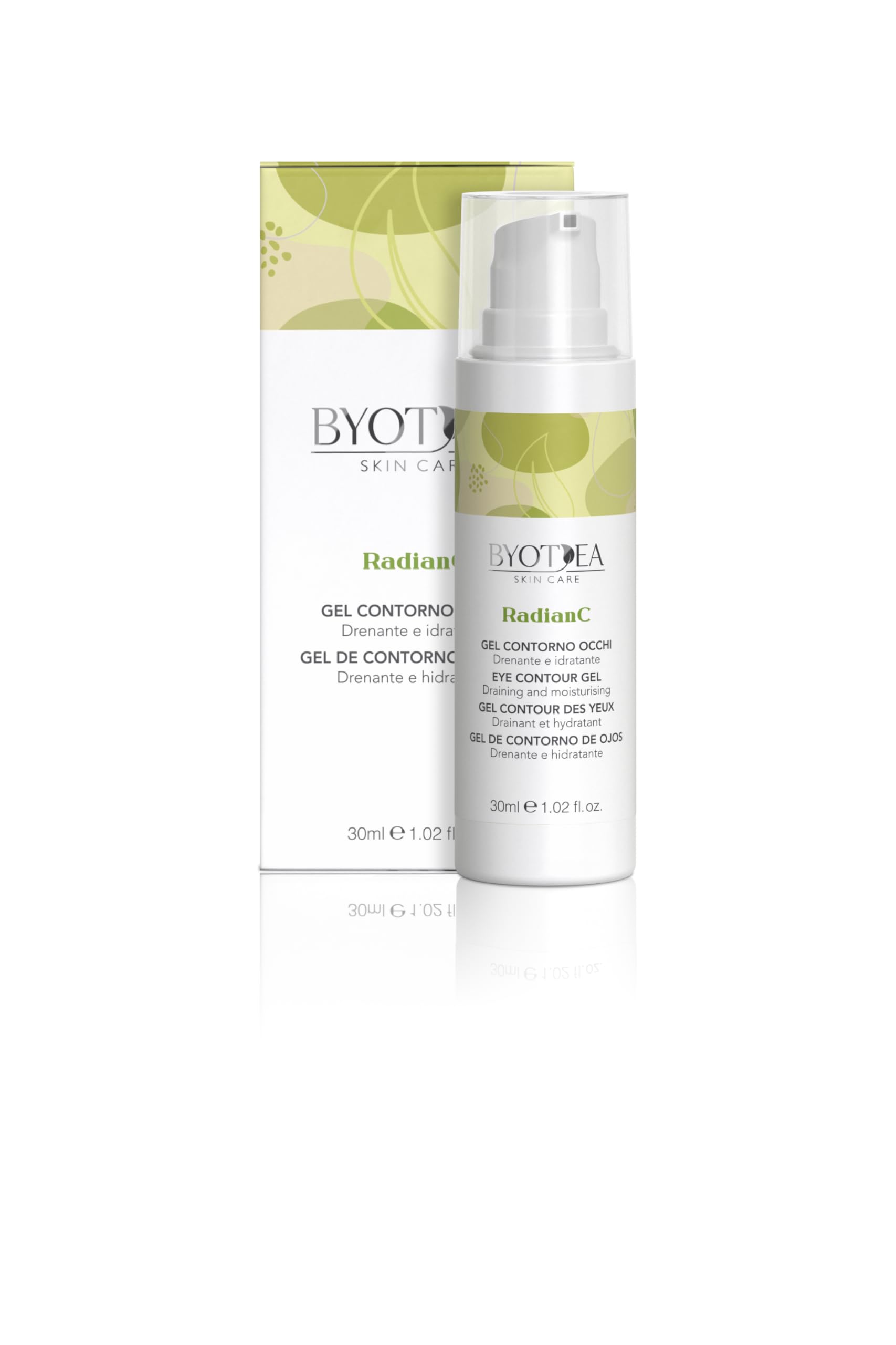 Byotea Gel Contorno Occhi Drenante e Idratante 30ml | con Vitamine A e C