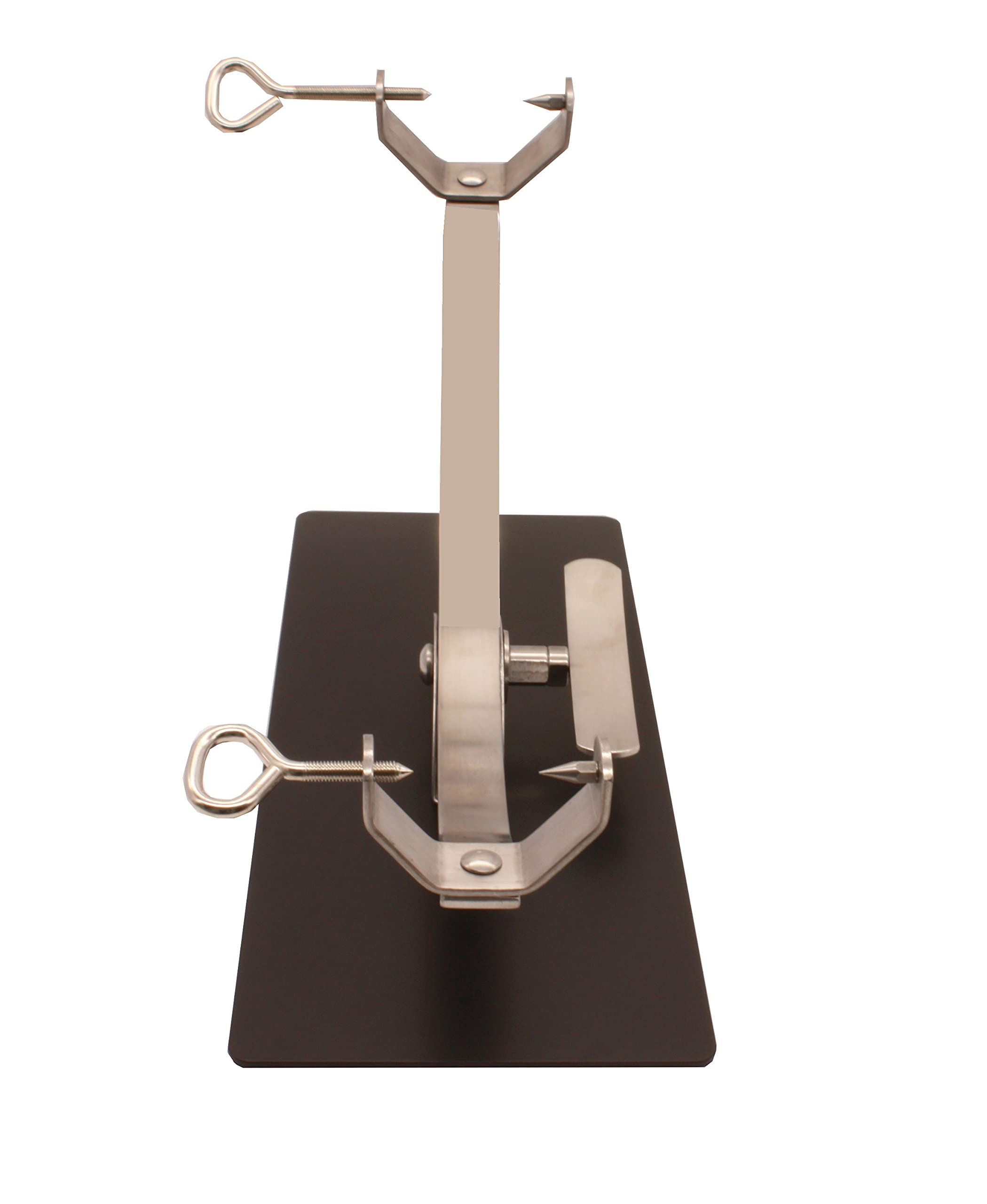 FERRETERIA LEPANTO Soporte jamonero New Generation basculante con herraje Inoxidable y base de acero color negro