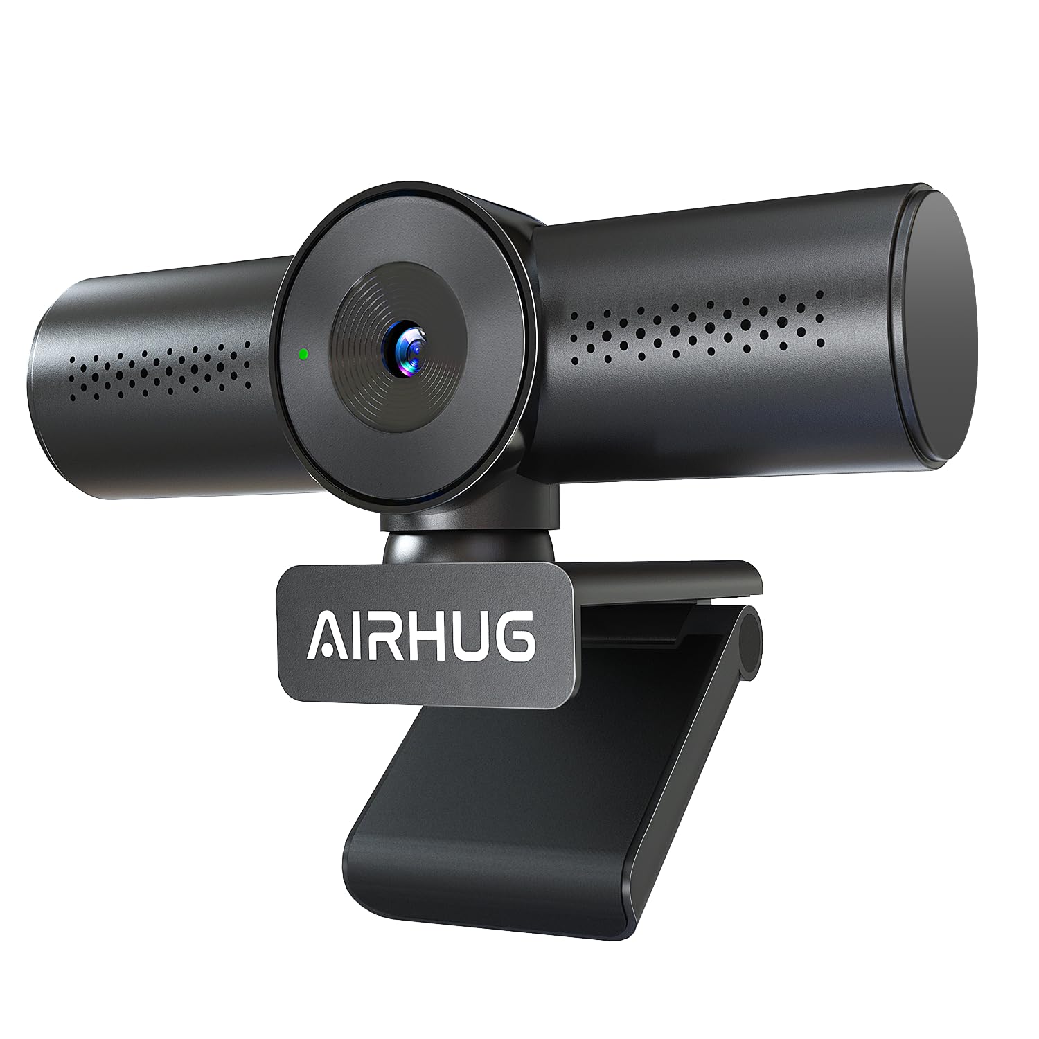 AIRHUG Webcam streaming 2K 60fps con doppio microfono e copertura per la privacy