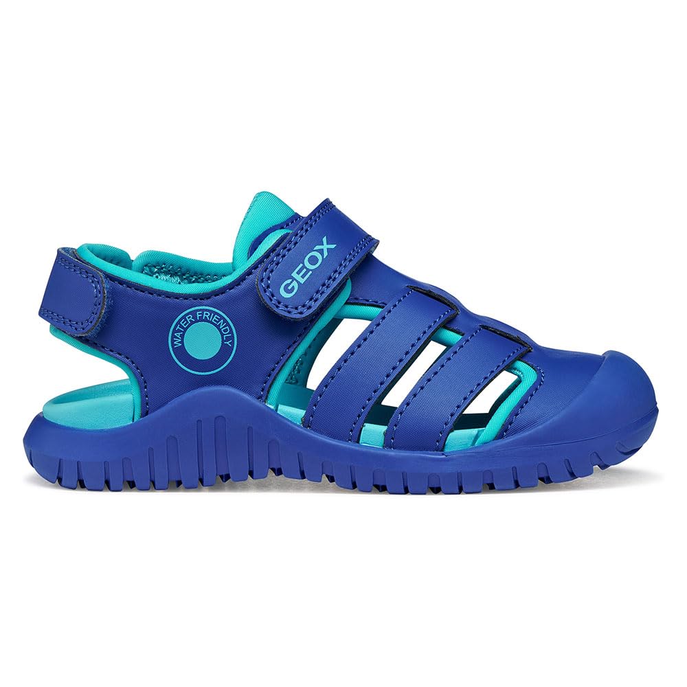 Geox Fusbetto Pro Closed Sandals Blue Size 36 (3.5) Kids