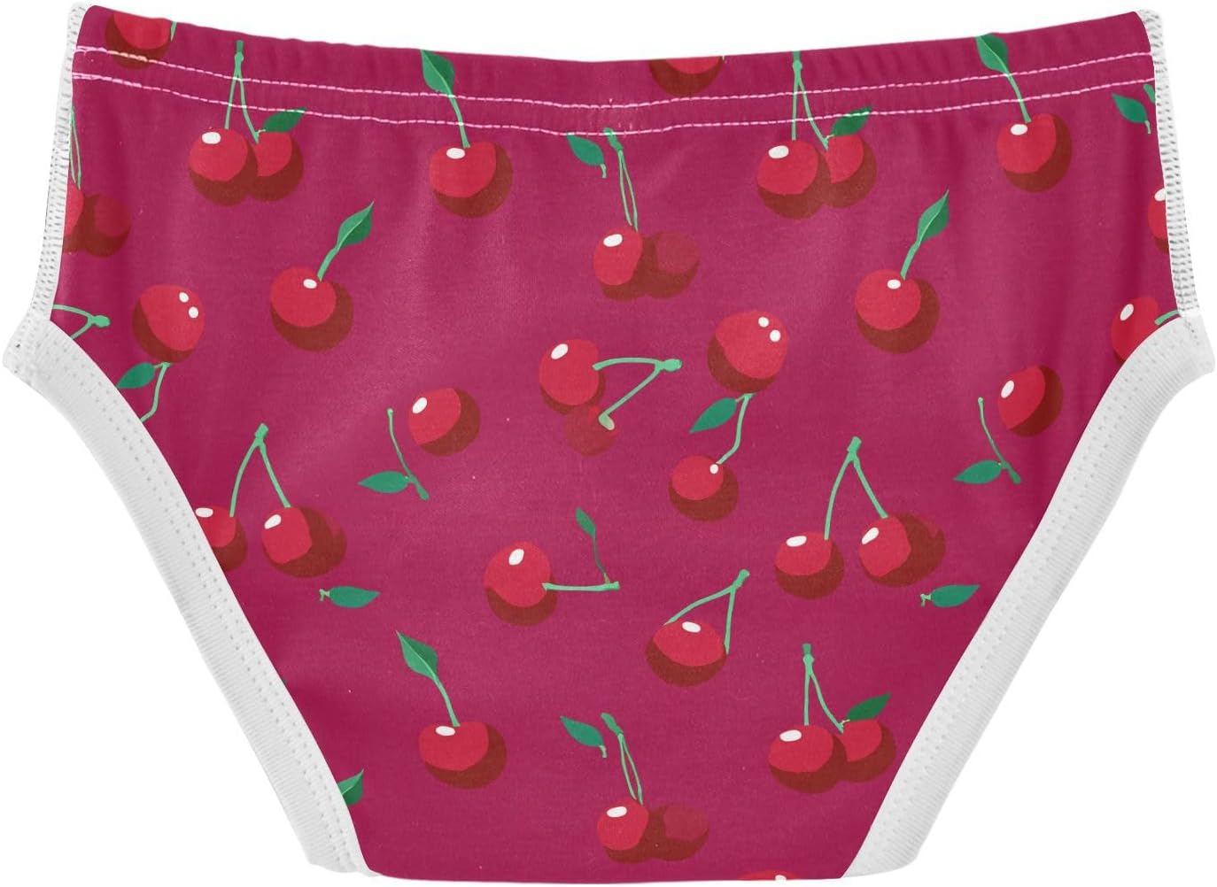 visesunny Boys Training Underwear Vector Red Cherry Breathe Cotton Potty Briefs Size 2T-8Y for Toddler