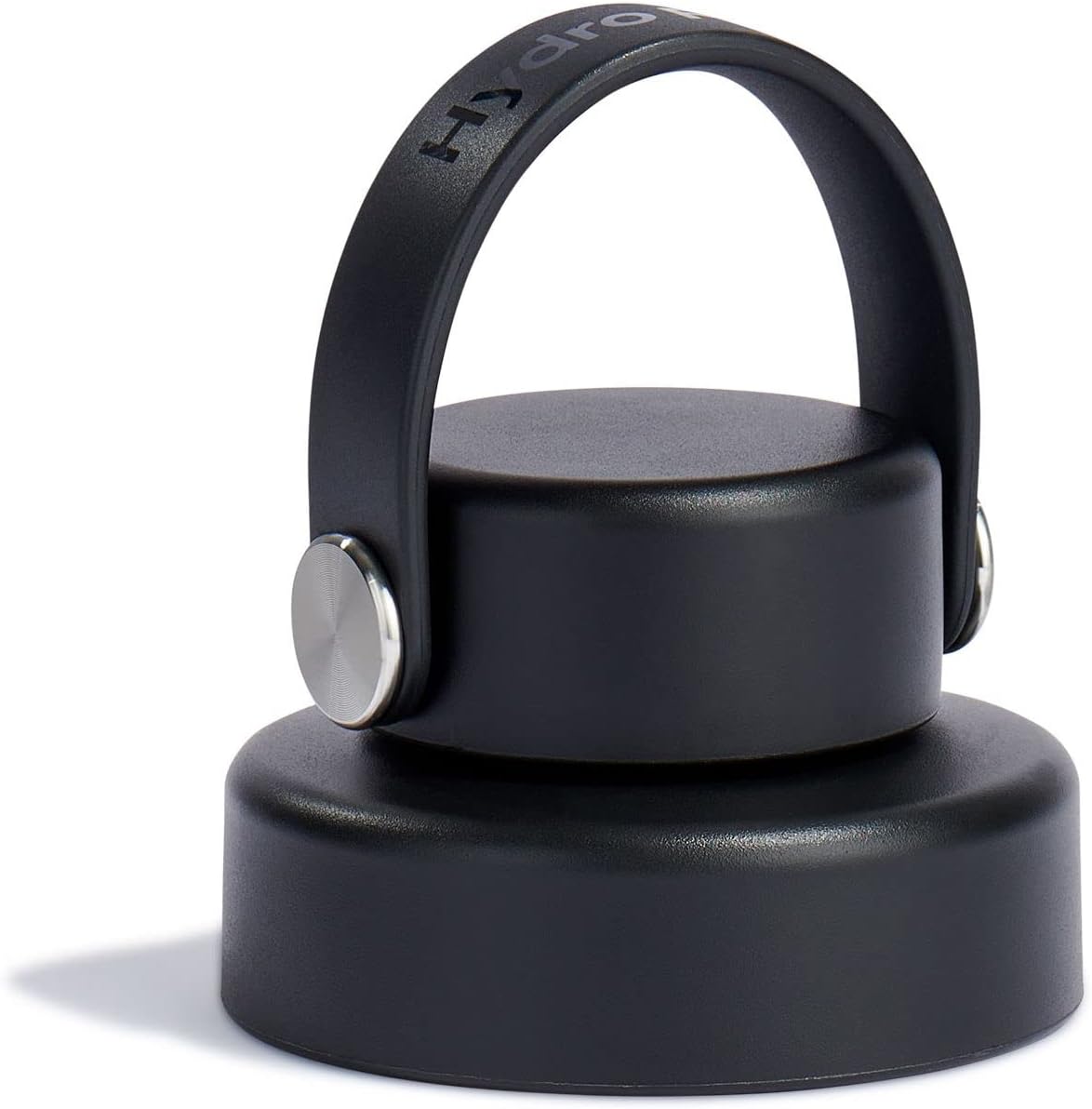 Hydro Flask - Chug Cap for Wide Mouth - Leakproof - Honeycomb Insulated Cap with Flex Strap for Easy Carrying - Dishwasher Safe - Black