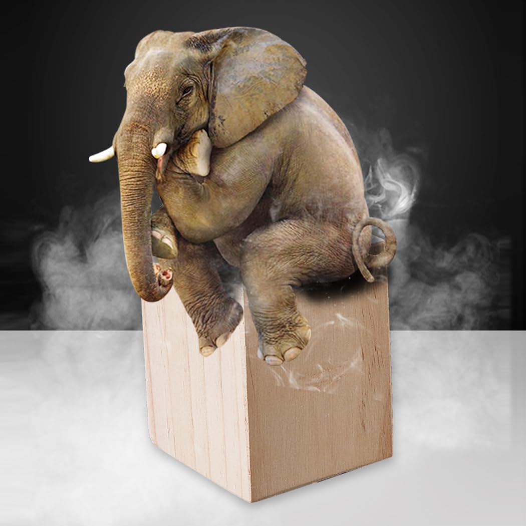 Rialzi per Letto da 4 Pezzi Rialzi per Mobili in Legno Solleva l'altezza 3-20 cm Gambe per Tavolo da Pesanti Piedini di Sostegno de Divano, Dispositivo Aumentato (A 10.2cm-Increase Height 15cm)
