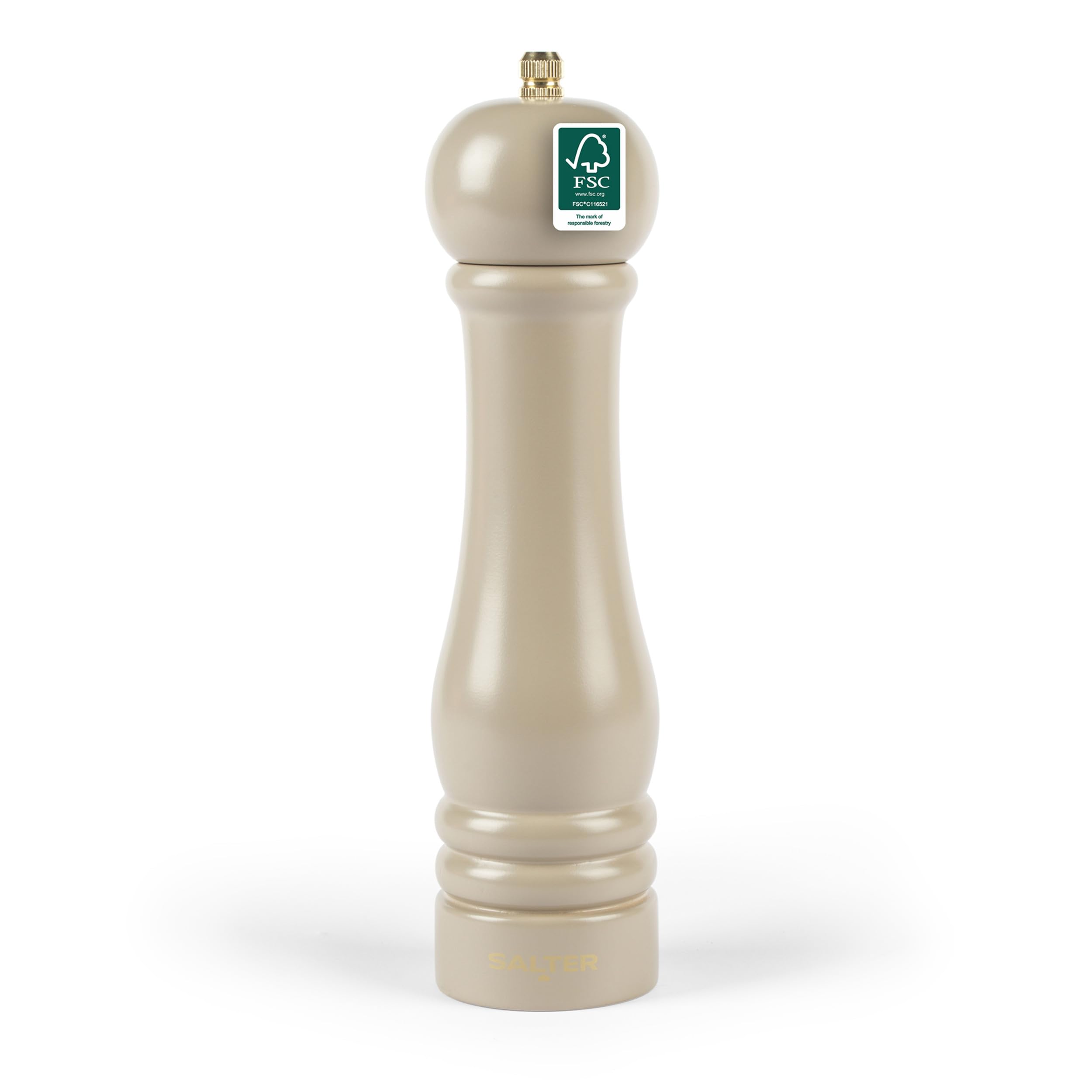 Salter  Cream Olea 23Cm Salt & Pepper Mill, Sports Direct