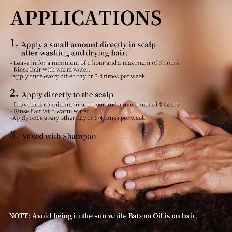 Miniatura 5 de Aceite de batana para crecimiento Hai, 100% puro y natural, aceite de batana crudo Dr. Sebi orgánico de Honduras, cuidado del grosor del cabello,