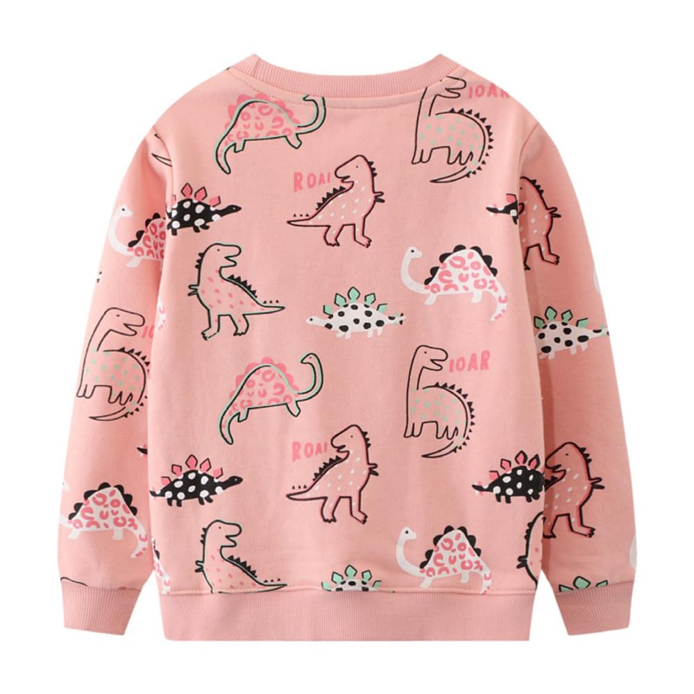 Girls Sweatshirt for Kids Cotton Top Casual Jumper Girl T Shirt Toddler Clothes Long Sleeve Pullover Age 1-12 Years — view 3