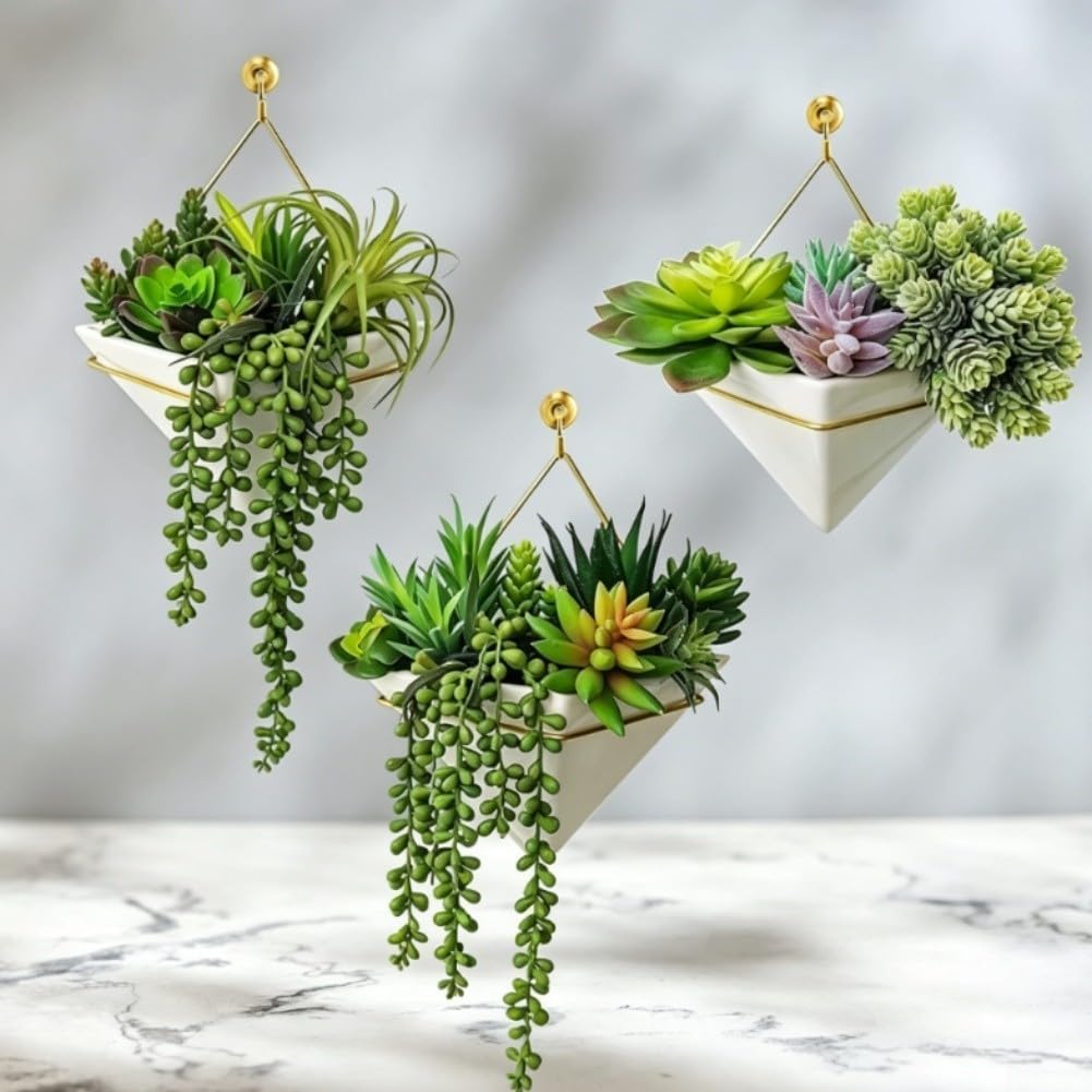 Plantas Artificiales Suculentas 23cm Realistas PVC