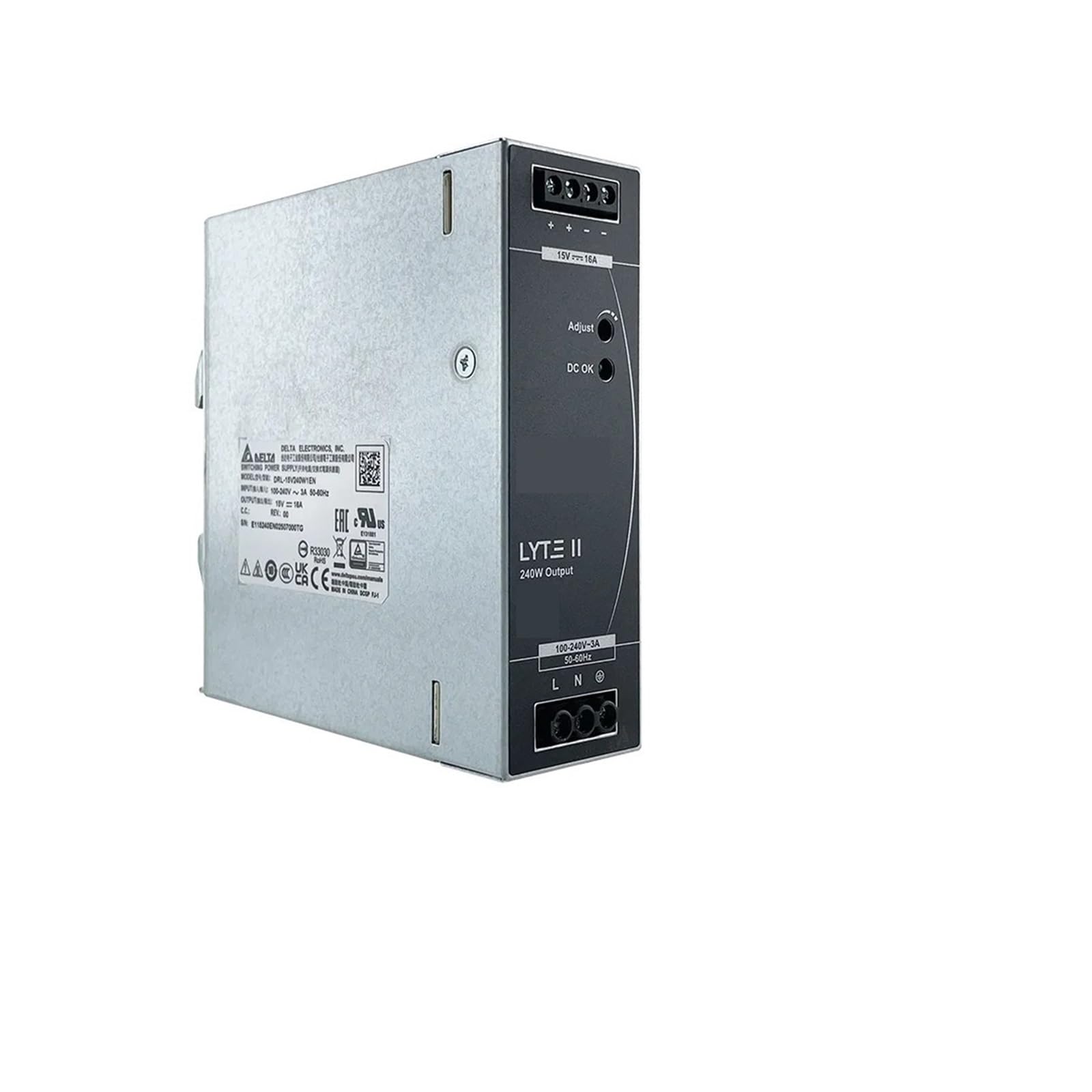 XDDQWSWA DRL-24V240W1EN 24V10A 240W DRL-15V240W1EN switching power supply 15V16A(DRL-15V240W1EN)