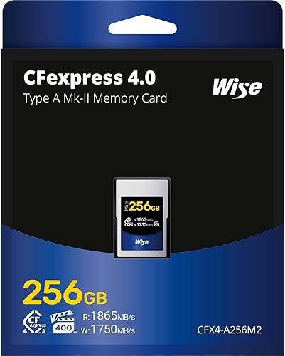 Wise CFexpress 4.0 Type A Mk-II 256GB WI-CFX4-A256M2 — galinė pusė