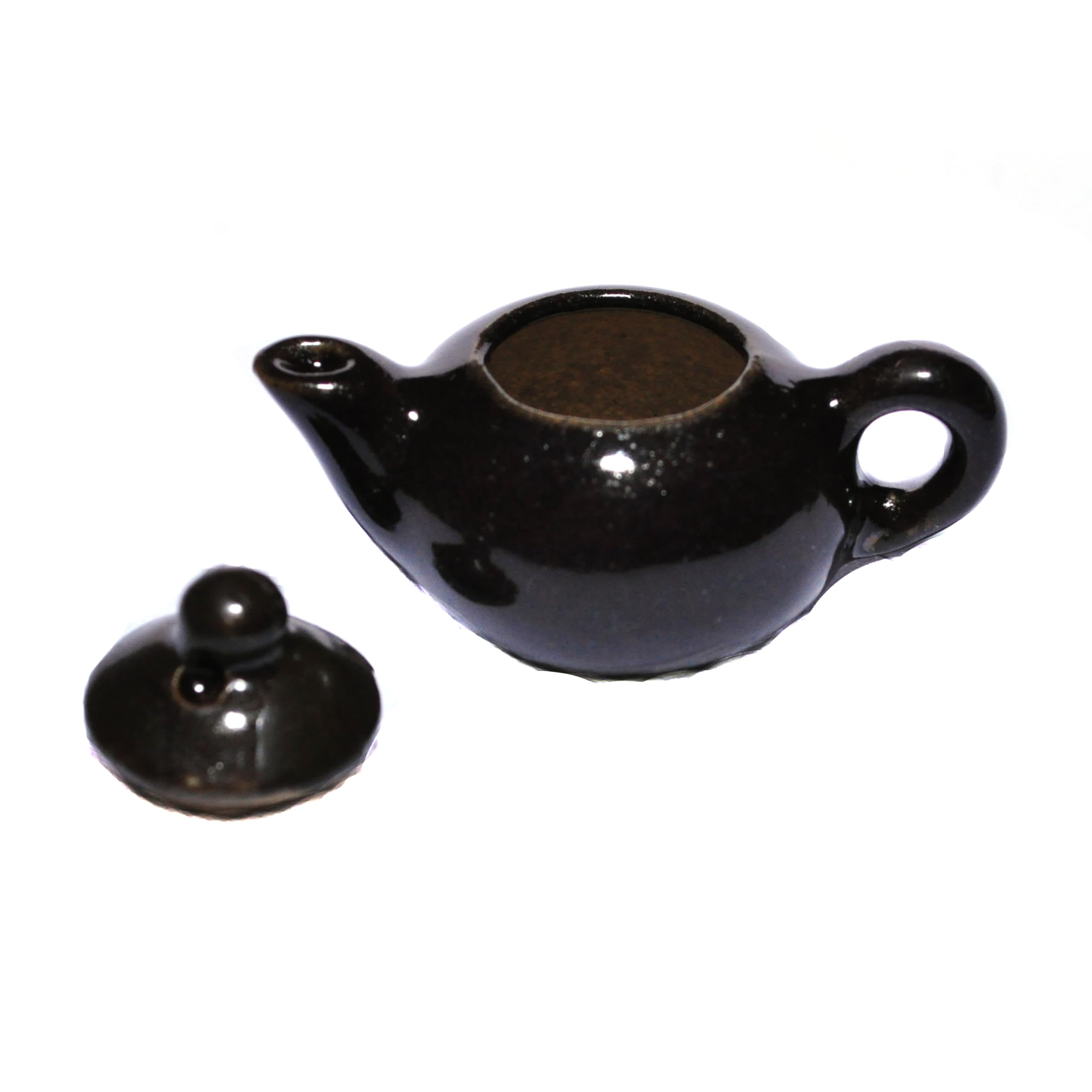 Dolls House Brown Teapot (MC7030) - 1:12 Scale Miniatures | Minimum World