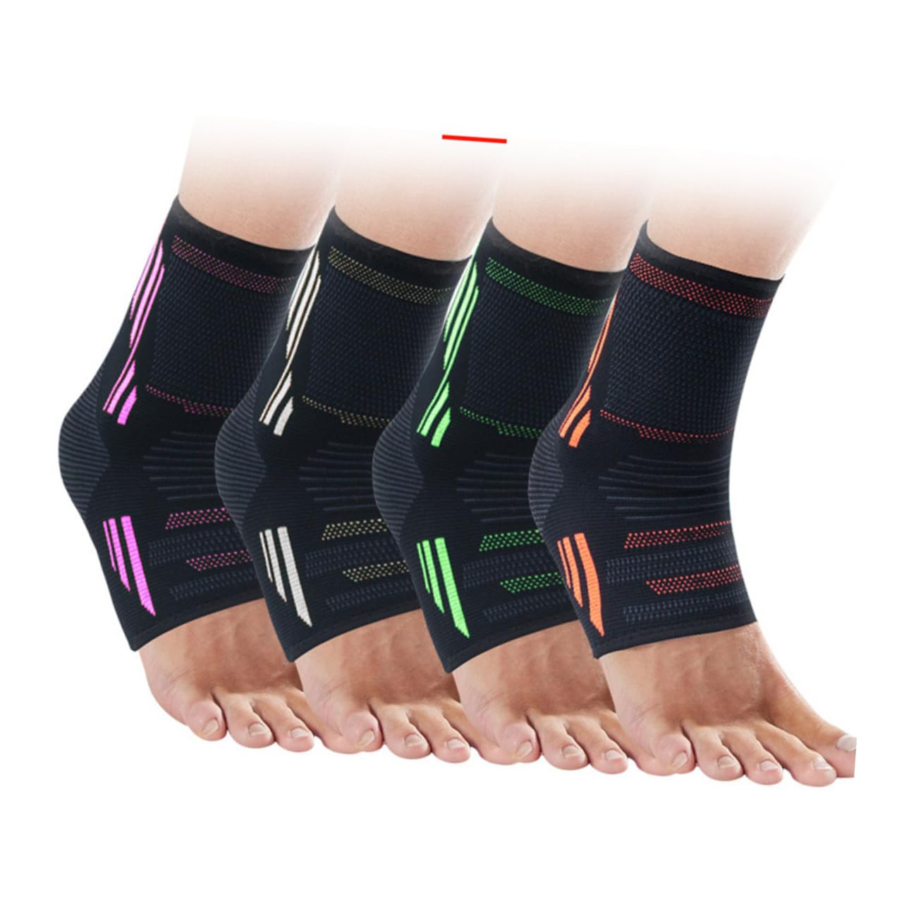 INOOMP Ankle Brace Support Sleeve for Men Compression Stabilizer for Running Basketball