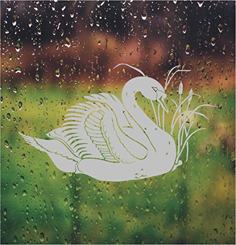 Vinilo Decorativo White Swan Ocean para Vidrio miniatura 1
