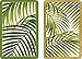 Caspari Palms Large Type Playing Cards-2 Decks Included, Regular, Multicolor (PC126J)