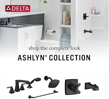 Delta Ashlyn Roman Tub Faucet, Chrome Deck Mount Bathtub Faucet