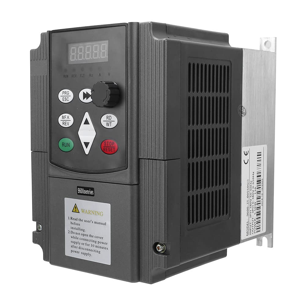 Convertidor de Frecuencia Vectorial Trifásico Universal 5,5 KW para Soluciones de Ahorro de Energía de Automatización Industrial Tamaño Compacto 170 X 160 X 126 Mm