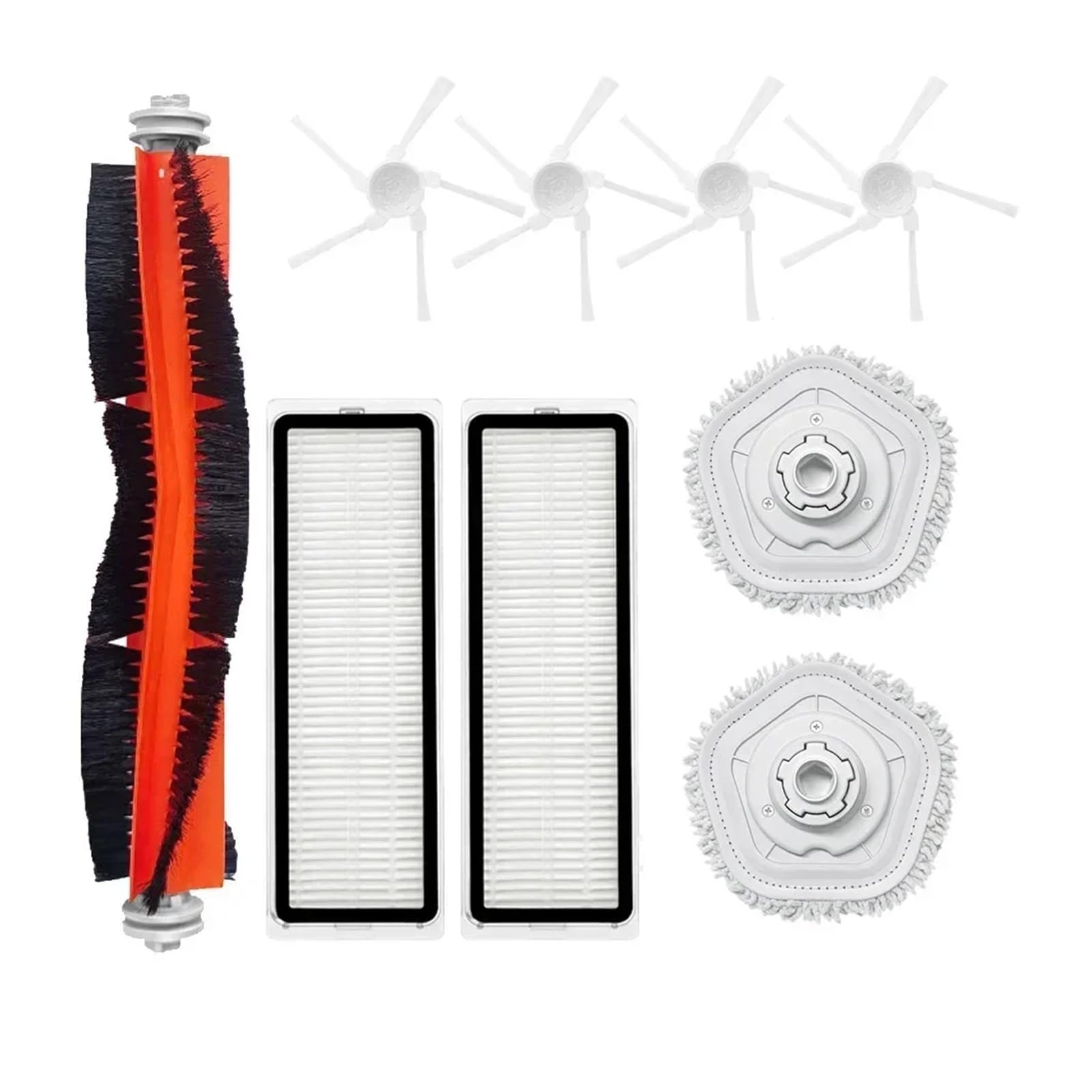 Aywnocrey Q Compatible For Dreame，W10 / W10 Pro ，Main Roller Brush Cover Robot Vacuum Cleaner Accessories Spare Parts(Q)