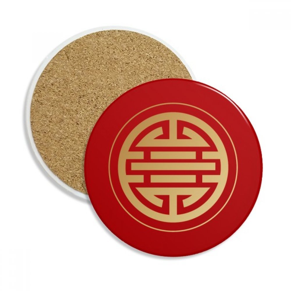 Coaster en céramique dessous de verre absorbant pour tasse et verre multicolore
