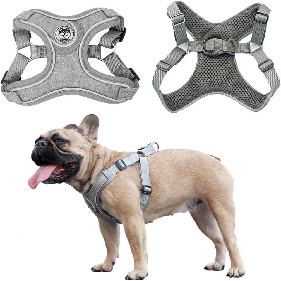 Anlitent No Pulling Dog harness for Medium Small Dog, Soft Step IN