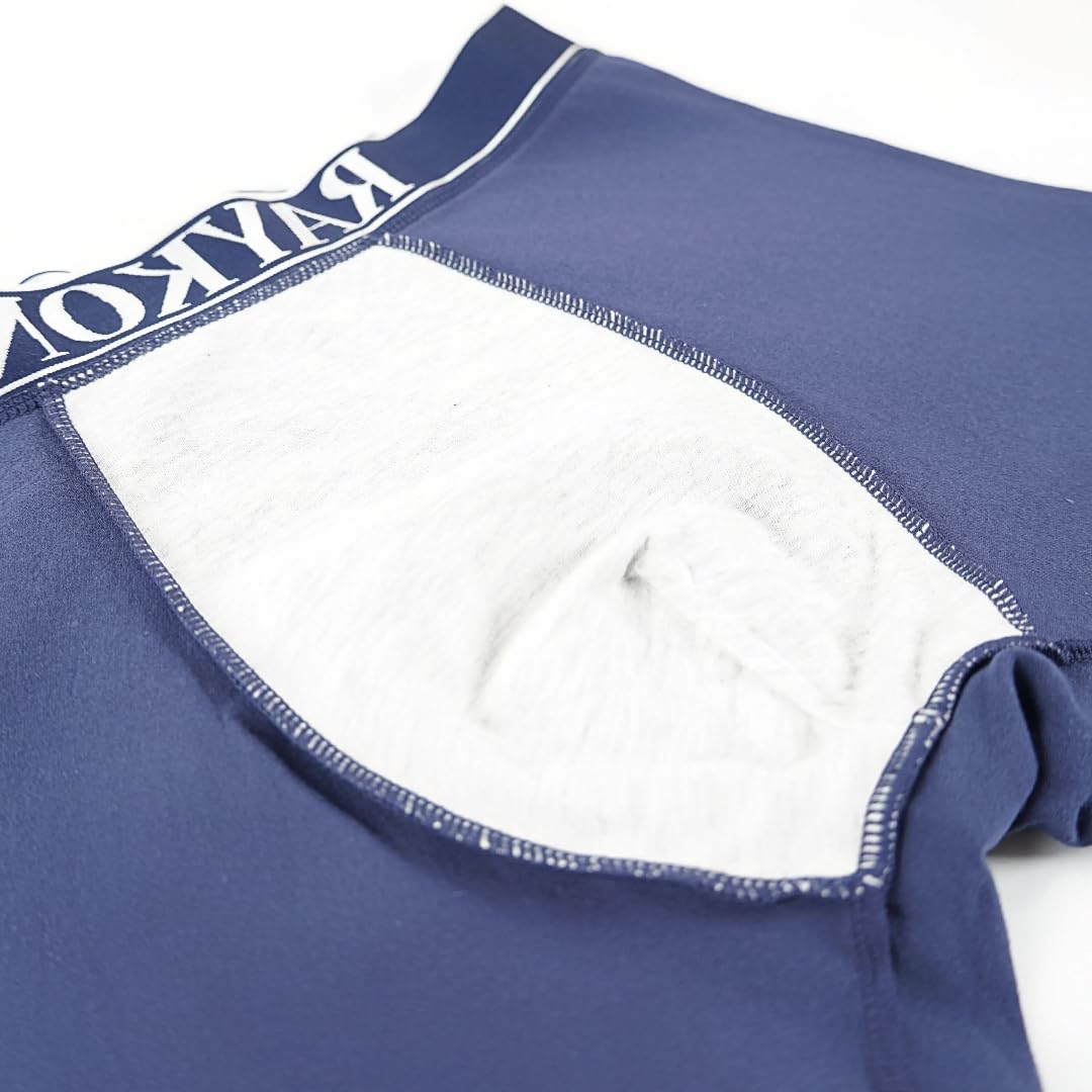 RAYKONG Calzoncillos bóxer para Hombre de 95% algodón Pack de 6 Ropa Interior cómodo Transpirable (Color Variado)