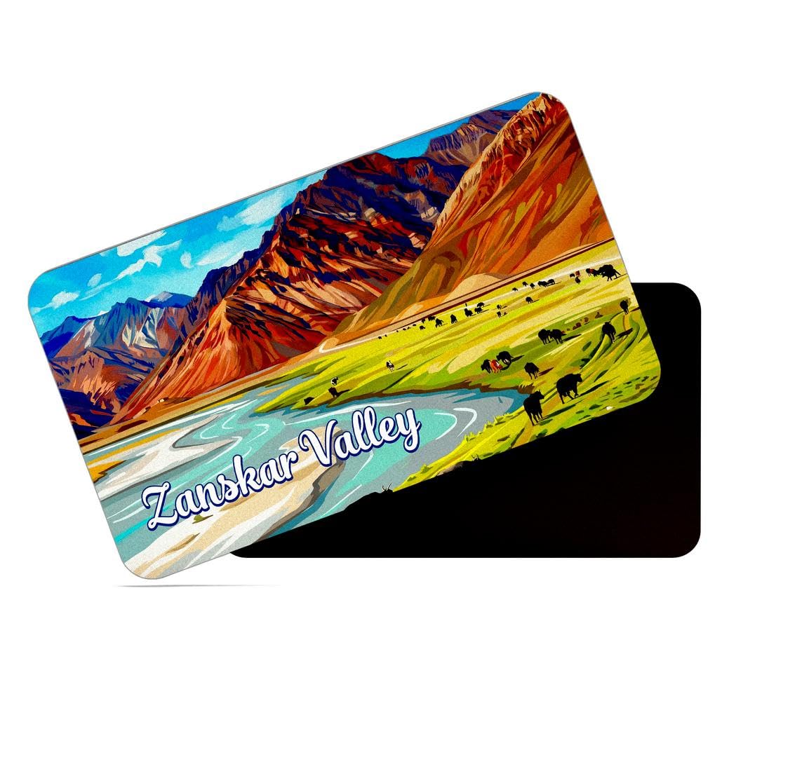 dhcrafts Rectangular Rubber Fridge Magnet/Magnetic Card Mult -25