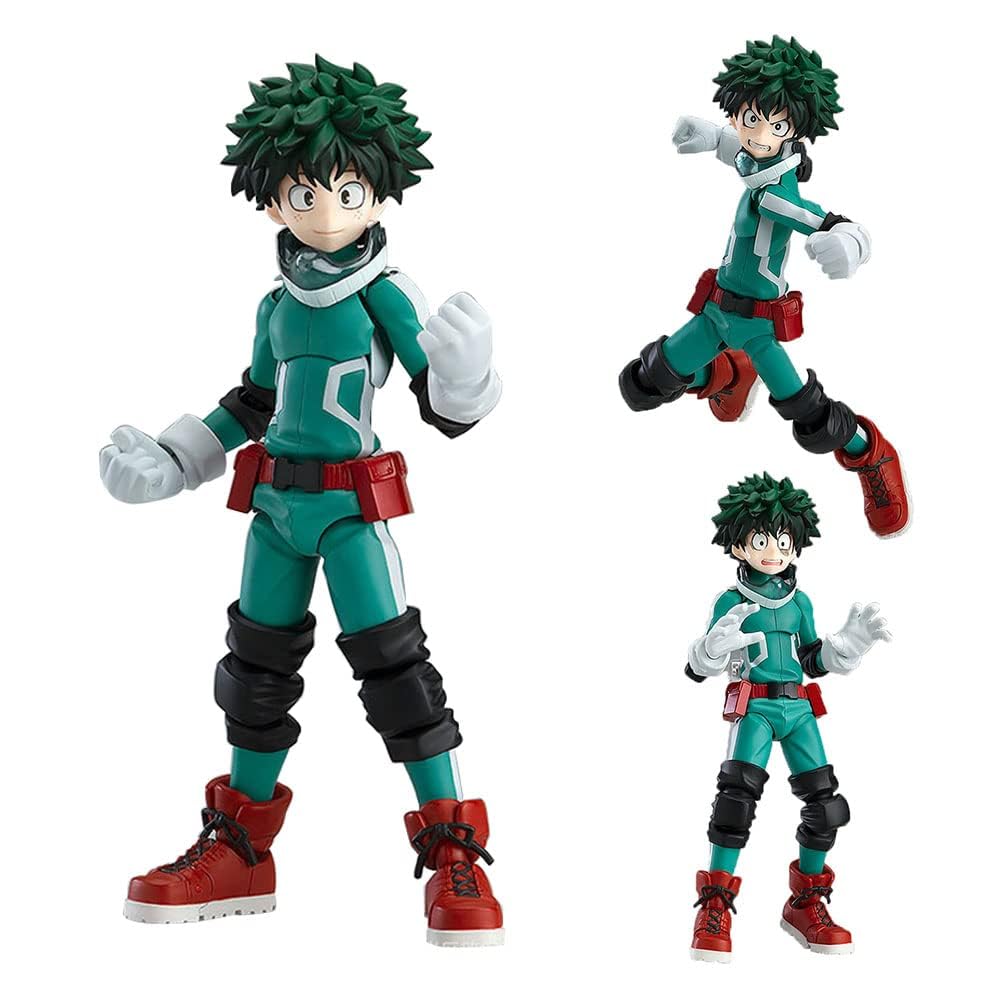 Puruuige Midoriya Izuku Action Figure MHA Anime Figure 14CM Izuku Midoriya Jointed Movable Figurine PVC Handmade Model Collectible Sculpture Desktop Ornaments