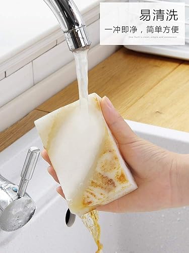 Miniatura 5 de Esponja de limpieza de 20 piezas, esponja mágica multisuperficie, para bañera, piso, zócalo, baño, limpiador de pared (50)