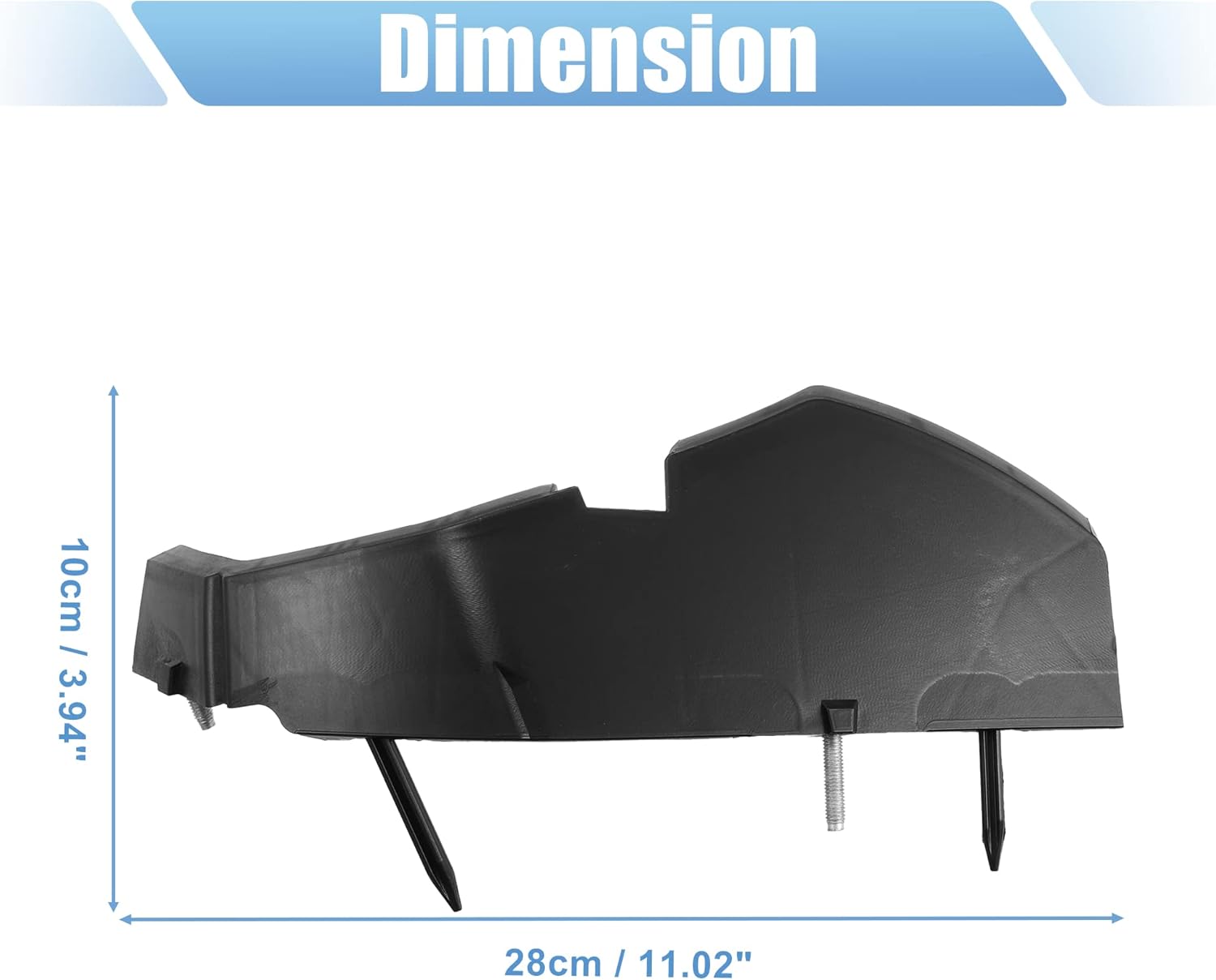 X AUTOHAUX Front Bumper Support Brackets Cover Retainer for Dodge Challenger 2015 2016 2017 2018 2019 2020 2021 2022 68375013AA 68259546AA Left Right