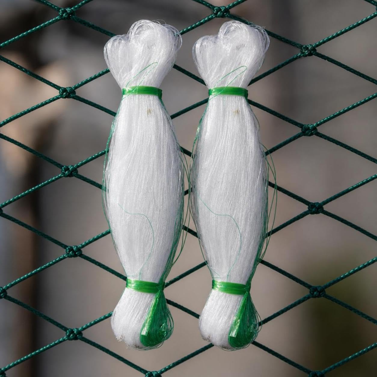 Malla para Guiar Plantas Trepadoras, Soporte Robusto para Cultivo Agrícola, Enrejado Plantas trepadoras, Grueso de Seis hebras, 5m*100m, 30 Agujeros (para Pepino y Calabaza amarga)