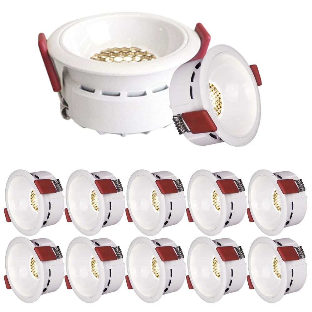 8 Pcs Cylindrical Ceiling Spotlight-Surface Mounted Cob Downlight - 7W/15W/24W Aluminum Downlight Anti-Glare Cob Spotlights 3000K/4000K/6000K SelectableB-24w-6000K