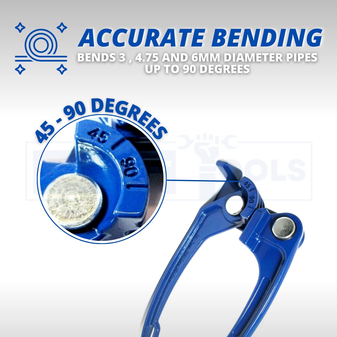 Cannon Tools Brake Pipe Bender, Handy Brake Line Bending Tool 5mm