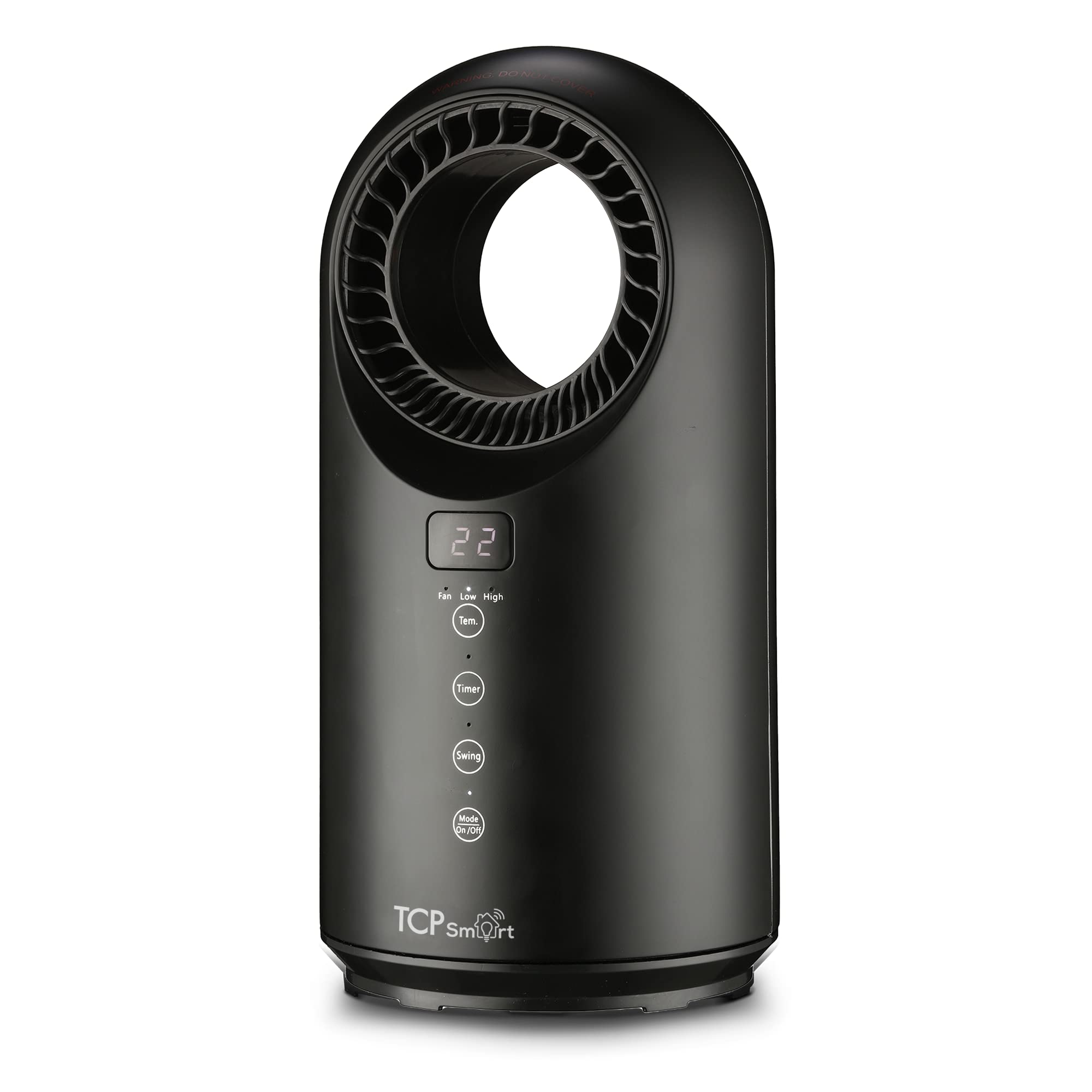 TCP Smart Heating & Cooling Bladeless Portable Fan 1500w Black