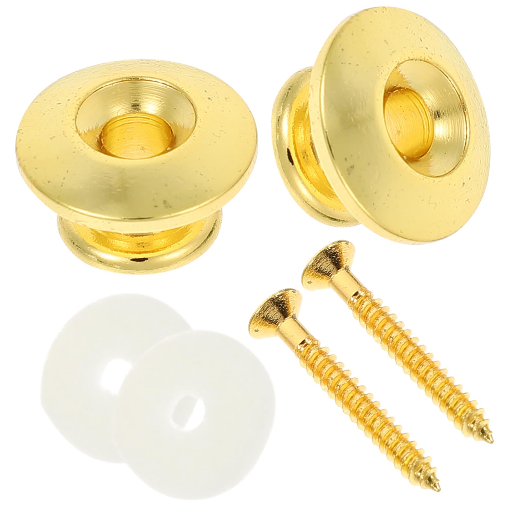 HANABASS Guitar Strap Nails Locking Guitar Strap Buttons Metal Construction Anti-slip for