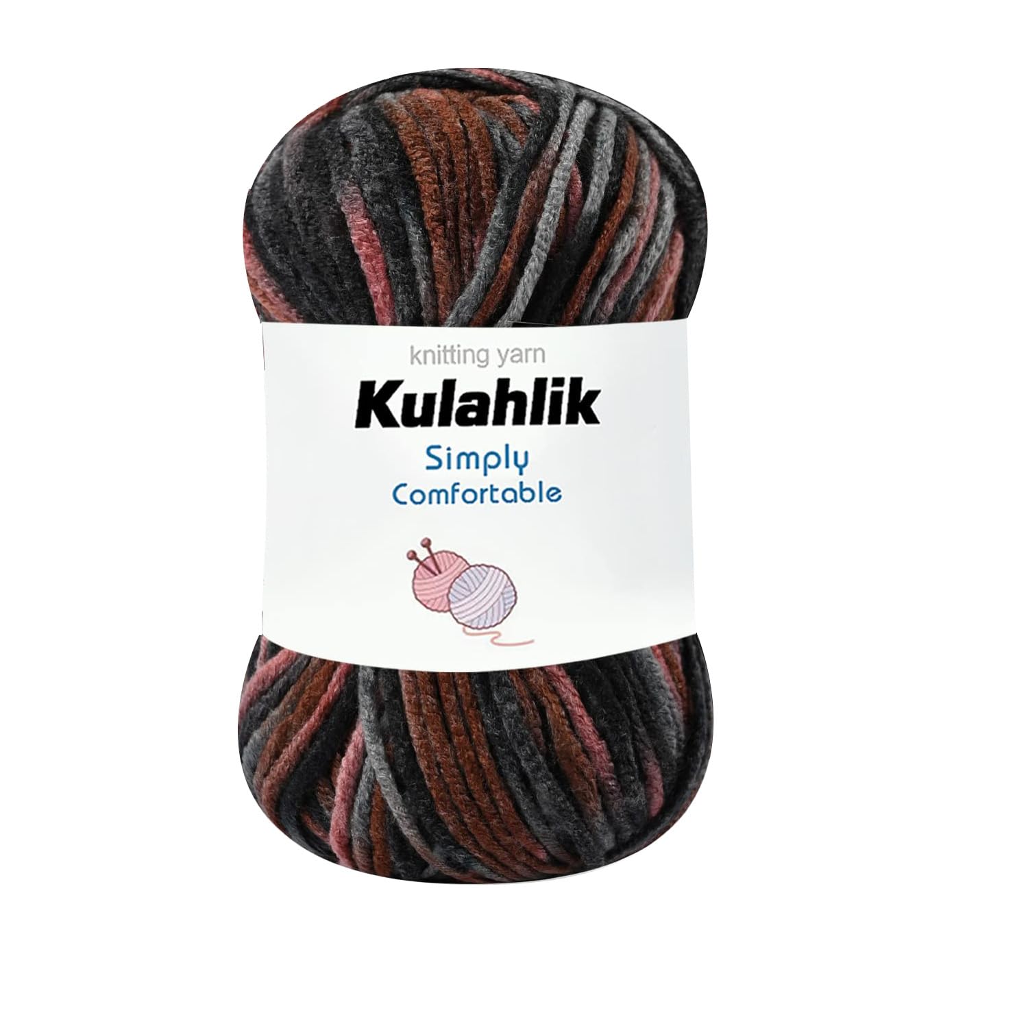 250g(5x50g) Acrylic Yarn for Crochet/Knitting, Colorful Gradient Yarn Thread, 5 Rolls Skeins, Perfect for Any Knitting Crochet and Crafts Mini Project — view 26