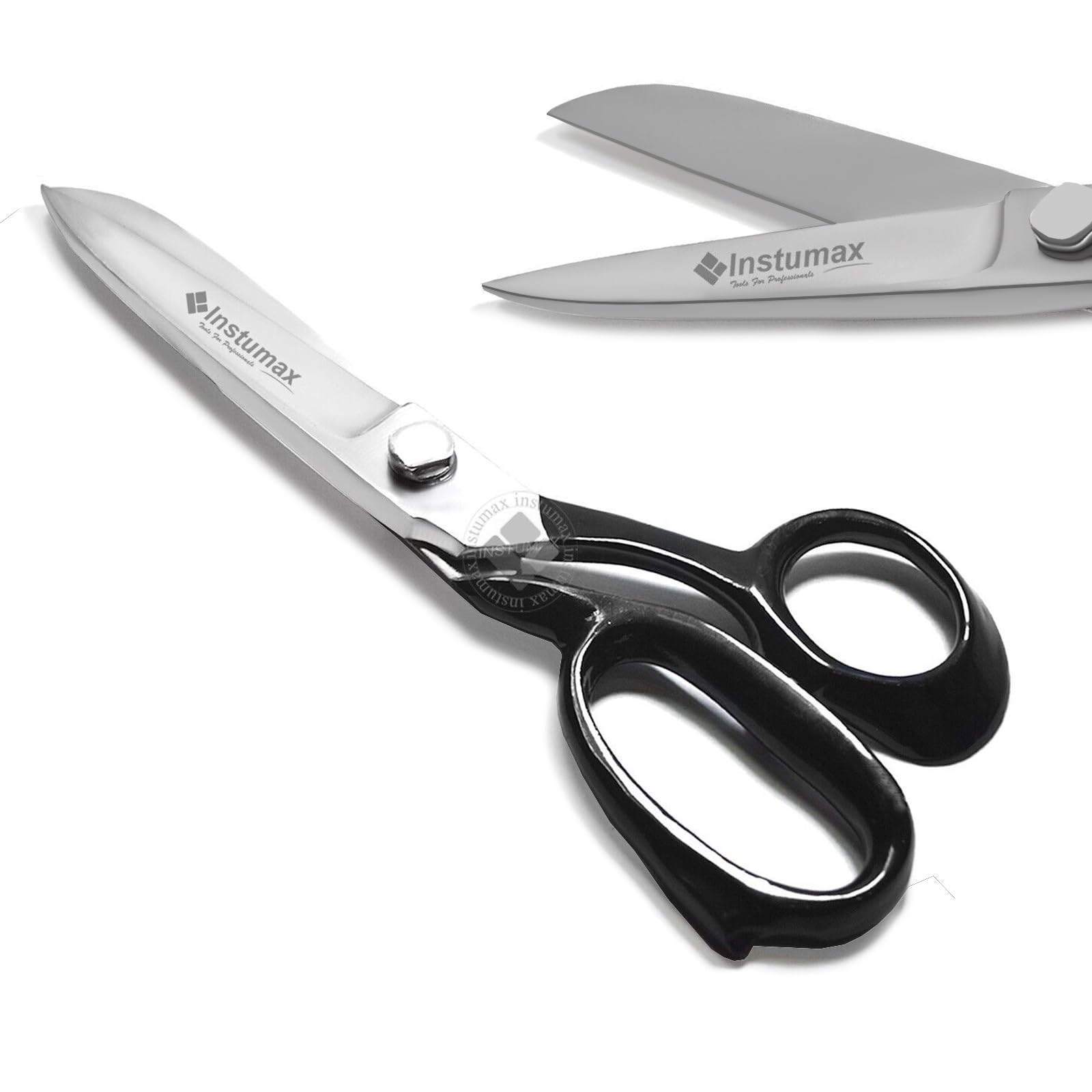 Instumax Sewing Scissors 8 Inch, Tailor Scissors Heavy Duty Fabric Dressmaker Scissors Upholstery Office Shears, Professional High Carbon Steel Leather Cutting Paper Scissors