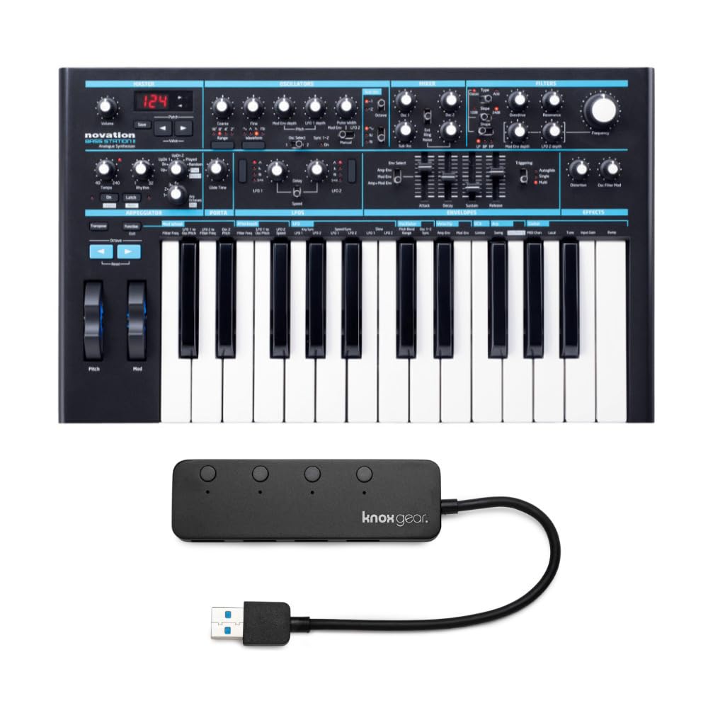 Amazon.com: Novation Bass Station II Analog Mono-Synth