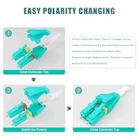 Vista 6 de Uniboot LC a LC - Cable de conexión de fibra blindada para exteriores con ojo tirador, cable de fibra óptica dúplex de bajo modo de fricción de Negro