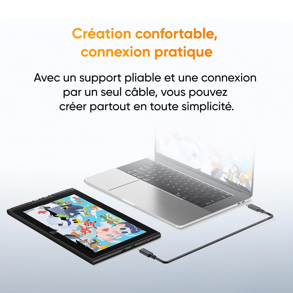 XPPen Artist 12 3rd (Édition 2025) Tablette Graphique Dessin Écran 12 Pouces avec Molette X-Dial, 8 Raccourcis, X4 Stylet 16384 Niveaux pour Illustrateurs Designers
