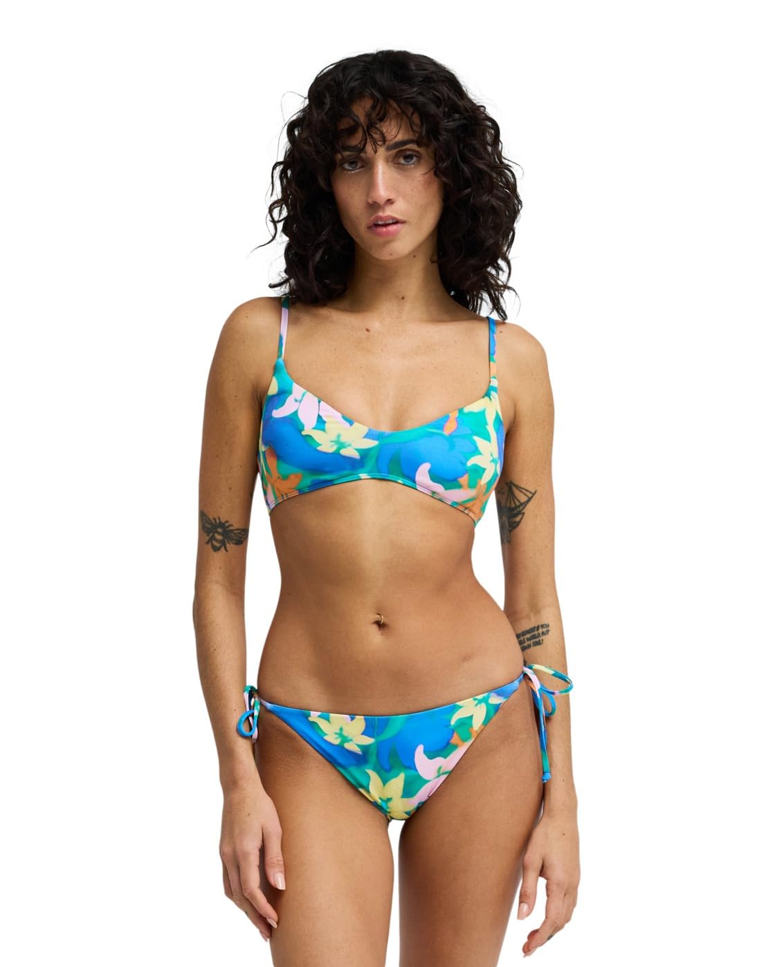 Billabong Tie Side Bikini Bottoms SOL Searcher TIE Side Tropic Womens Blue