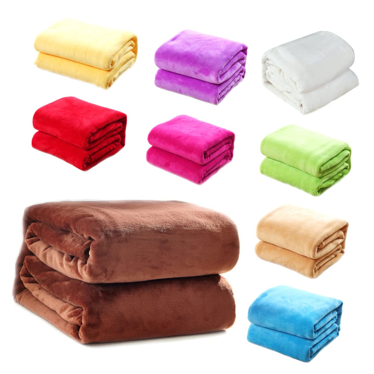 Couverture chaude et douce polaire Homoyoyo pour jeté de lit
