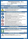 Maschinenbetriebsanweisung Metall-Kreissägen,Kunststoff,210x297mm